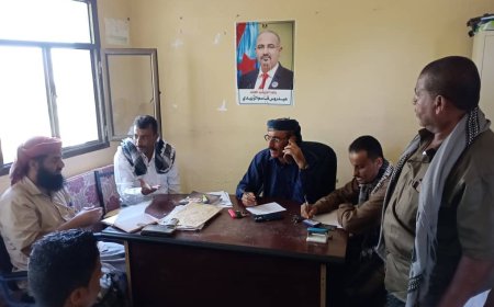 لحج.. اللجنة الأمنية بالمسيمير تقف أمام مجمل القضايا التي تهم أمن المواطنين
