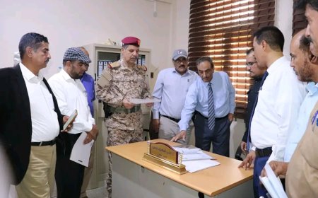 الأمين العام للمجلس المحلي يدشّن عملية القبول والتسجيل للعام الجامعي الجديد في جامعة شبوة