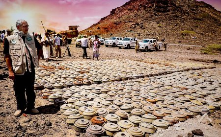 مشروع «مسام» ينزع (500,000) لغماً وعبوة ناسفة وذخيرة غير منفجرة في اليمن