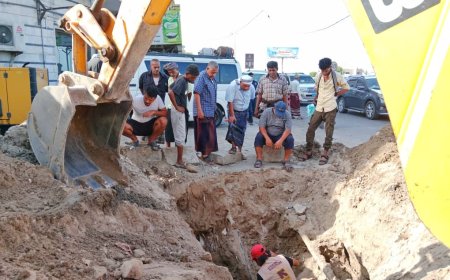 مؤسسة مياه عدن تكشف عن مخالفات وعشوائيات بأحياء في خورمكسر