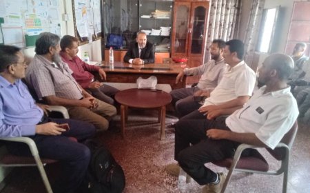 مدير صحة أبين يطلق برنامج عمل جديد مع مدراء الادارات بالمكتب ومنسقي البرامج