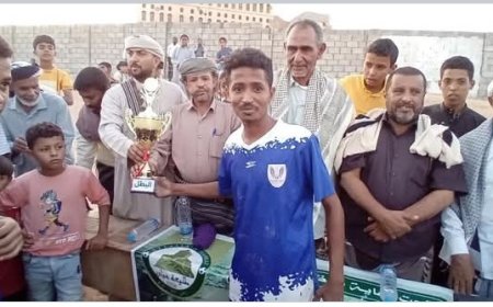 النجوم يتوج بطلا ً لدوري العيد السنوي بحبان شبوة وأهلي  جول سعد  وصيفاً