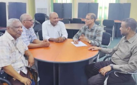 مسجدي يرأس لقاءً لمتابعة التحضيرات والإستعدادات لتنفيذ الدورة الآسيوية لكرة القدم للمدربين المستوى (C) بالمكلا