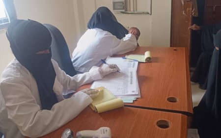 المركز الصحي في باتيس خنفر يباشر الدوام الرسمي بمعنويات عالية عقب إنتهاء إجازة العيد 