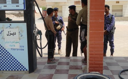 مدير أمن وشرطة مديرية رخية ينفذ حملة ميدانية مفاجئة لمحطات الوقود لمتابعة الالتزام بالتسعيرة