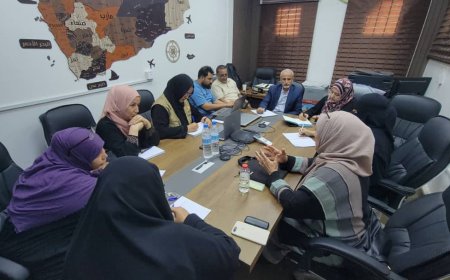 الوكيل الشبحي يترأس اجتماع مشترك مع منظمة WHO ومنظمة UNFPA بهدف العمل المشترك والاستمرارية بنظام ترصد وفيات الأمهات وربطه بنظام  الالكترونيا واحد مع كل المحافظات.