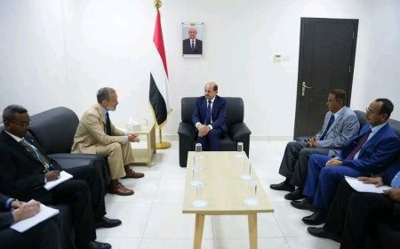 وزير الخارجية يلتقي في عدن المنسق المقيم للأمم المتحدة في اليمن