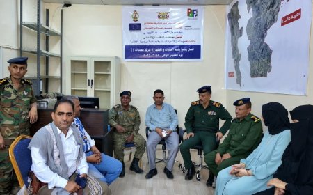 تدشين قسم العمليات والخطط وغرفة كاميرات المراقبة بمصلحة الدفاع المدني