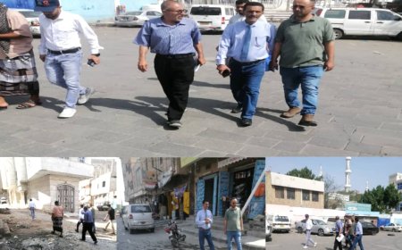 تدشين مشروعي تأهيل شبكات الصرف الصحي في حيي النهضة والروضة بتعز