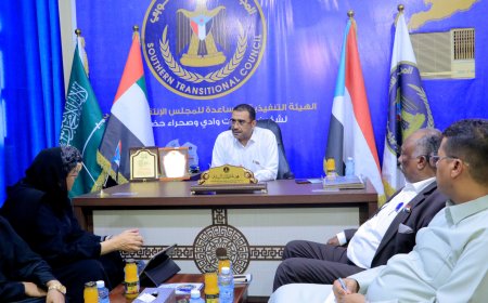 رئيس تنفيذية انتقالي وادي حضرموت يلتقي الأكاديمية الدولية الدكتورة إلهام مانع