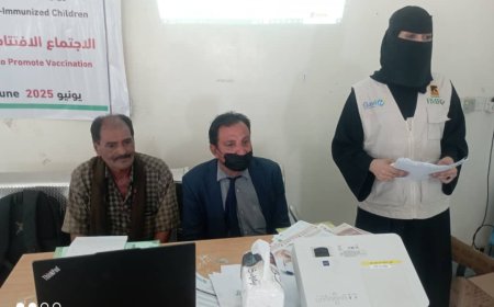 اجتماع افتتاحي في أحور لإشراك قادة المجتمع في تعزيز تغطية تطعيم الأطفال