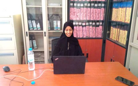 مشاركة الطالبة فاطمة عبد الواحد في التصفيات النهائية لتحدي القراءة العربي – محافظة لحج