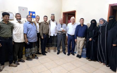 وفد الإدارة العامة لصندوق تنمية المهارات يزور فرع حضرموت لمتابعة سير العمل وتفعيل الربط المؤسسي