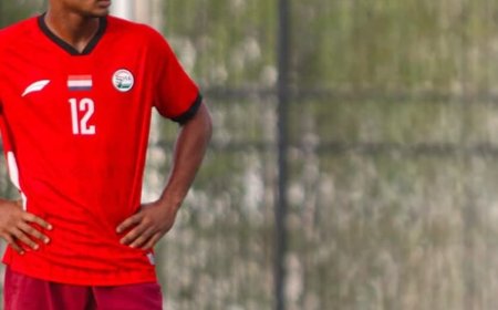 أبطال نادي شعب حضرموت يواصلون تدريباتهم مع المنتخب الوطني تحت 23 عامًا