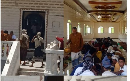 نجل القائد محمود الكلدي يحتفل بمولوده الجديد في يافع