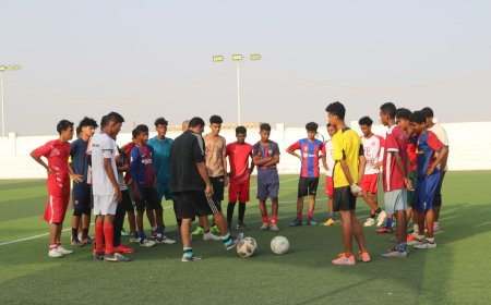 أهلي الغيل يدشن تمارين ناشئي كرة القدم استعداداً للاستحقاقات القادمة