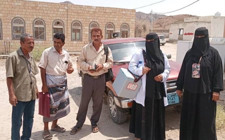 بحضور مدير الرعاية الصحية بالمحافظة ..تدشين المرحلة الثانية من النشاط الايصالي التكاملي بمديرية الوضيع