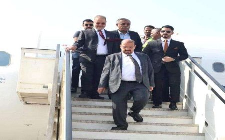 رئيس مجلس النواب يصل عدن.