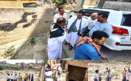 تعز.. مدير عام "القاهرة" يوجّه بتنفيذ ثلاثة مشاريع عاجلة للصرف الصحي