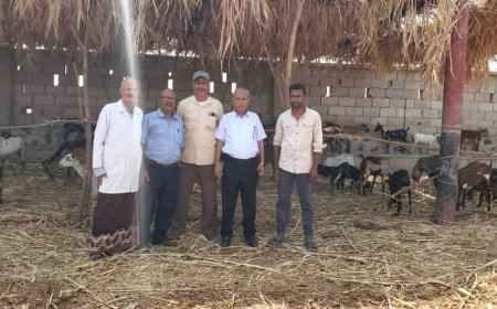 الدعيس يتفقد مشروع الحجر البيطري بالمخا ويشدد على تطبيق المعايير الصحية