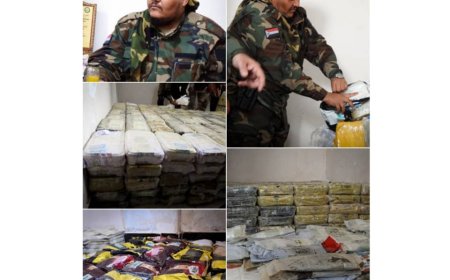 بتوجيهات العميد ناصر الشوحطي .. الدقم يطلع ميدانياً على تفاصيل أكبر ضبطية للمخدرات في محافظة لحج.