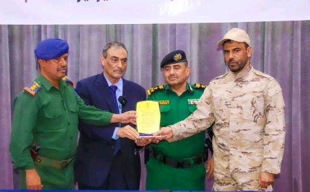 تكريم "دفاع شبوة" لدورهم الريادي في مكافحة المخدرات بشبوة