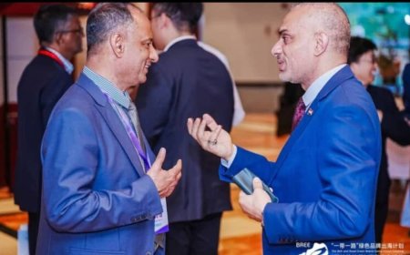 المستشار الثقافي الأحمدي يحضر مؤتمر "العلامة التجارية الخضراء لطريق الحرير" بدعوة من هيئة حماية البيئة الصينية