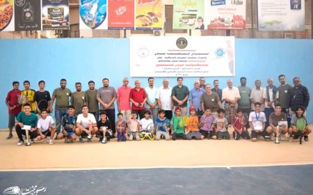 بطولة عدن للتنس الأرضي تكرم أبطالها في ختام رائع