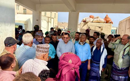 السقطري والتركي يدشنان مشروع حماية أراضي المزارعين في وادي تمنان ويؤكدان دعم التدخلات الطارئة في المضاربة ورأس العارة