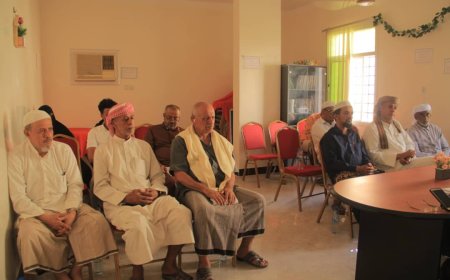 الهيئة الحضرمية لإصلاح ذات البين تعقد اللقاء التعريفي بالشخصيات الاجتماعية والحقوقية بالوادي والصحراء