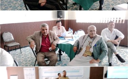 تعز - منظمة صناع النهضة تنفذ ورشة عمل لتنفيذ مشروع الإدارة المتكاملة للموارد المائية بمديرية المواسط بالمحافظة.