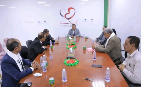 الوكيل العامري يلتقي بقيادة المجلس اليمني للاختصاصات الطبية والصحية ويؤكد دعم السلطة المحلية لجهوده التدريبية