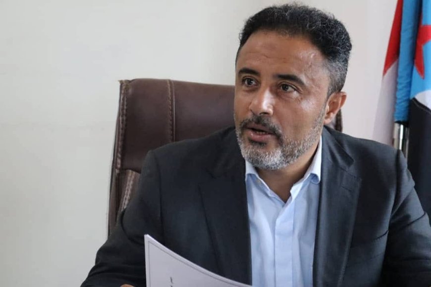 رئيس انتقالي أبين يصدر بيان هام حول فتح طريق ثرة ( بيان)