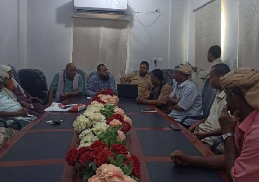 قيادتا الانتقالي والسلطة المحلية في المضاربة يناقشان تعزيز التعاون المشترك لخدمة المديرية