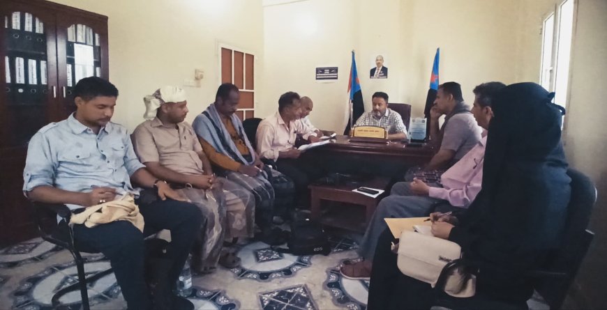 تنفيذية انتقالي أبين تعقد اجتماعها الدوري الأول لشهر يونيو وتؤكد أن فتح طريق ثرة شأن سيادي