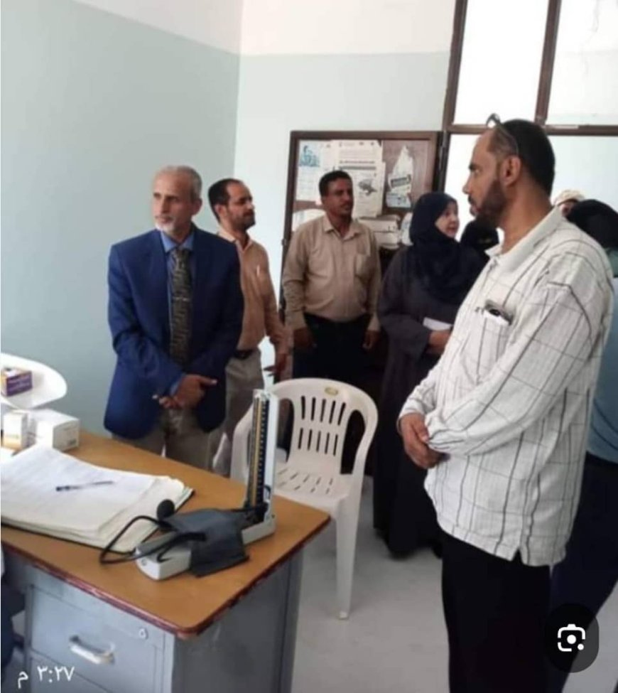 الوكيل الشبحي يتفقد سير العمل بالمرافق الصحية في بعض المحافظات خلال اجازة عيد الأضحى المبارك