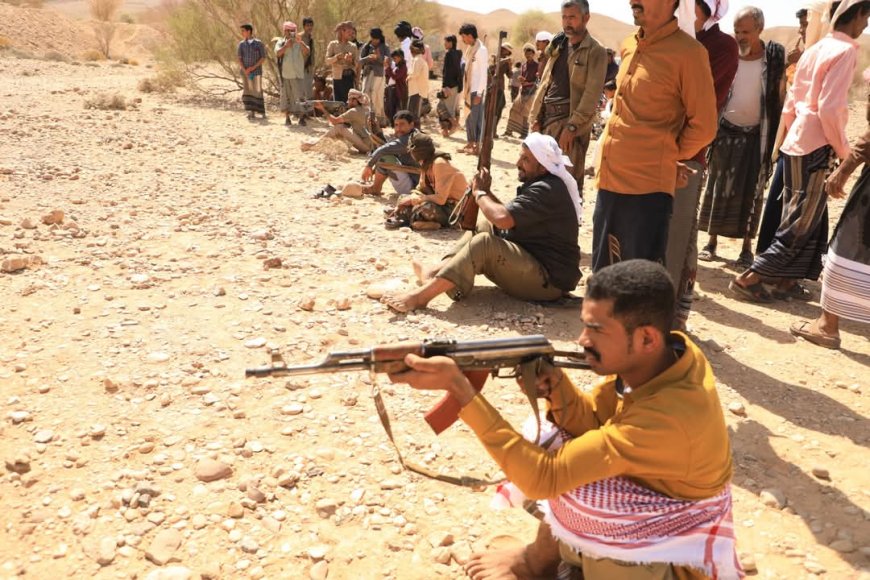 مهرجان تراثي سنوي لقبيلة بيت القرزات في غيل بن يمين