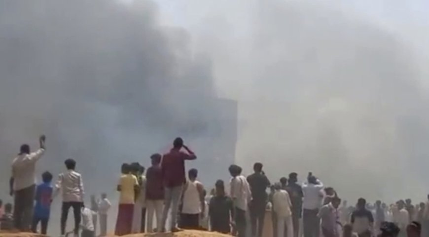 تحطم طائرة تابعة لشركة إير إنديا في مطار ولاية غوجارات الهندية