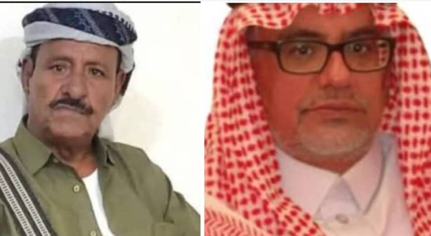 الأمير فايز الواحدي يعزي الشيخ لحمر بن علي لسود في وفاة شقيقه حسين