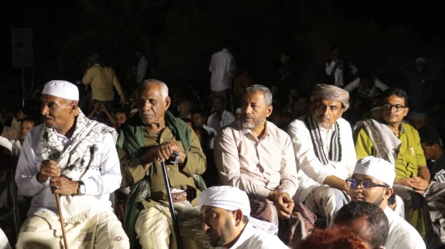 بحضور وكيل المحافظة الجيلاني .. منتدى شباب الصفوة بعدن يقيم الاحتفال السنوي ليوم المسجد لمساجد دوعن بمنطقة حصن باصم