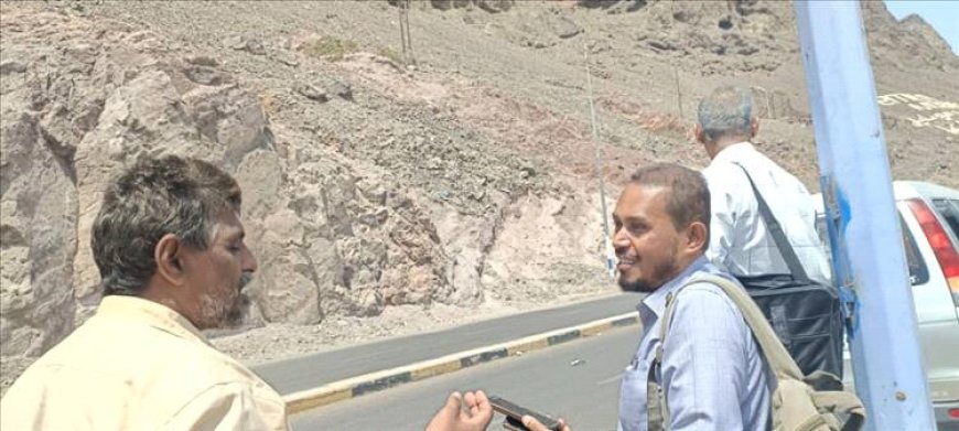 المساحة الجيولوجية تتدخل ميدانياً لمعالجة انهيارات عقبة عدن
