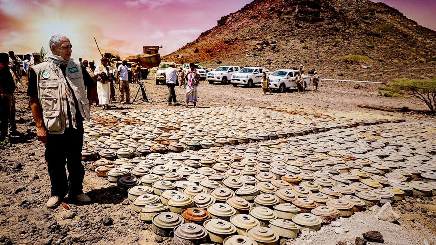 مشروع «مسام» ينزع (500,000) لغماً وعبوة ناسفة وذخيرة غير منفجرة في اليمن