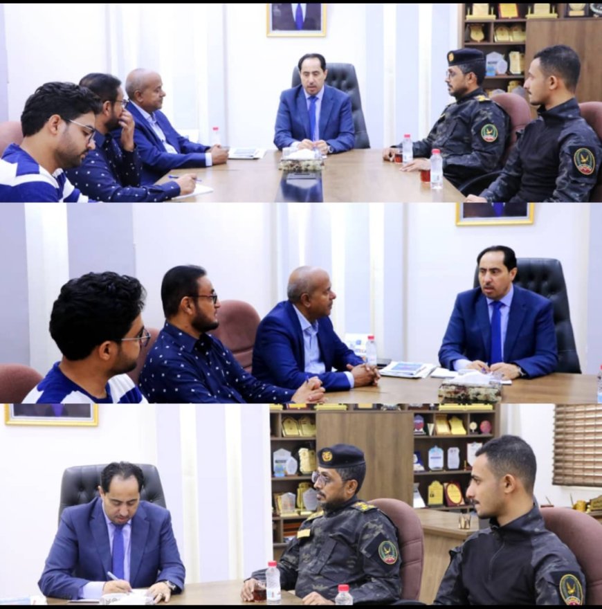 البكري يبحث مع مدير عام مكافحة المخدرات إقامة فعاليات رياضية وتوعوية