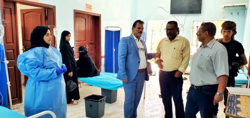 مدير عام مكتب الصحة بتعز يتفقد عددًا من المراكز والمرافق الصحية ويشدد على تحسين جودة الخدمات