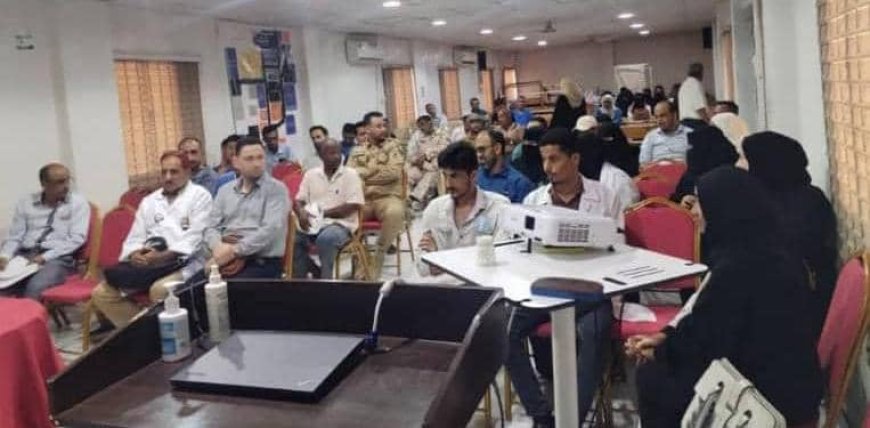 مدير دائرة الخدمات الطبية يدشن العمل بعد إجازة العيد بتفقد ميداني للأقسام الطبية بالعاصمة عدن