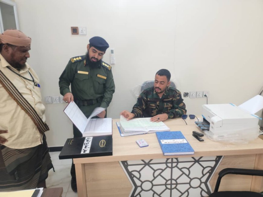 مدير شرطة "تبن" يزور قسم شرطة الفيوش ويشيد بالتنظيم والجهود المبذولة.