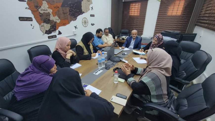 الوكيل الشبحي يترأس اجتماع مشترك مع منظمة WHO ومنظمة UNFPA بهدف العمل المشترك والاستمرارية بنظام ترصد وفيات الأمهات وربطه بنظام الالكترونيا واحد مع كل المحافظات.