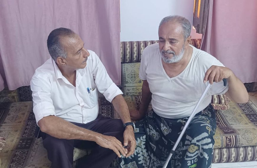 زيارة الشاويش نصر للفنان المسرحي الكبير قاسم عمر