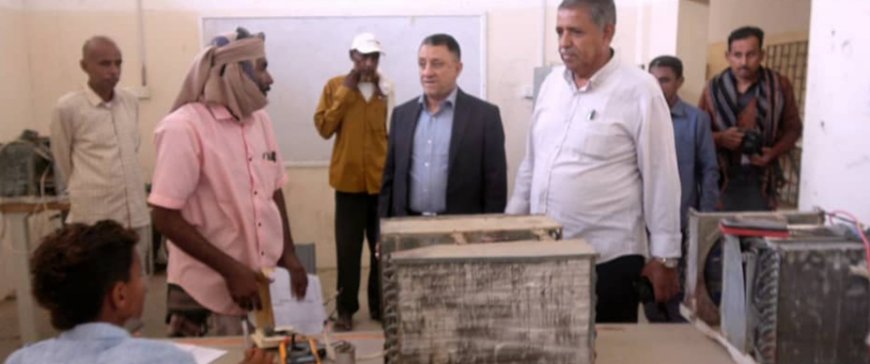 انطلاق الامتحانات النهائية لـ 120 طالبًا في المعاهد المهنية بأبين