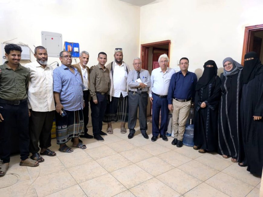 وفد الإدارة العامة لصندوق تنمية المهارات يزور فرع حضرموت لمتابعة سير العمل وتفعيل الربط المؤسسي